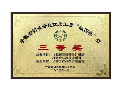牡丹江荣获2025“徽园杯”奖三等奖